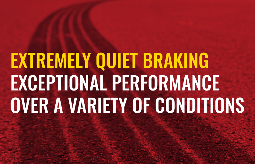 extremely quiet braking