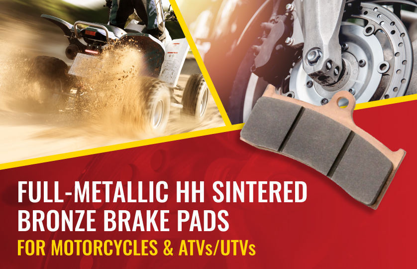 SSixity N6 Full-Metallic HH Sintered Bronze Brake Pads