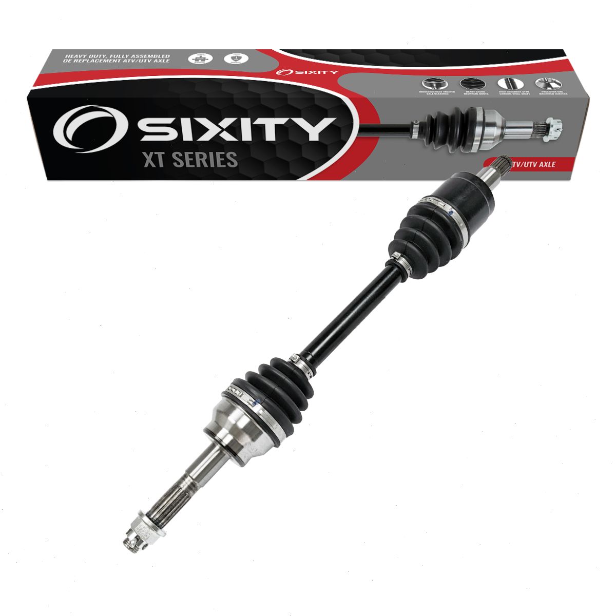 T。 Sixity XT Front Left CV Axle Assembly for Kubota RTV500 4x4