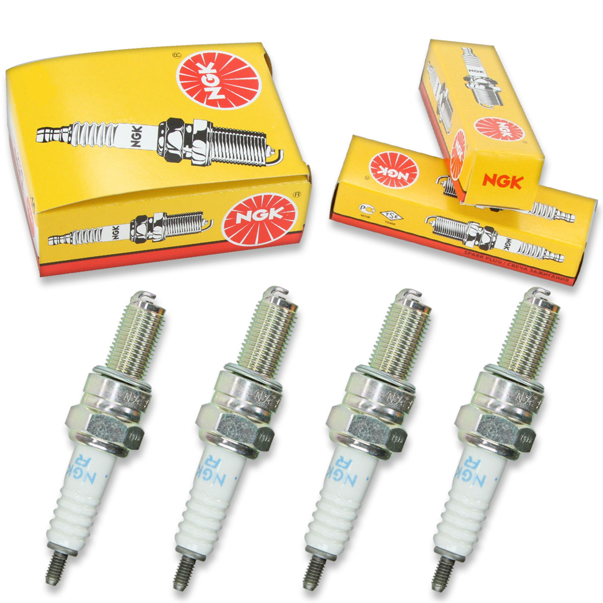 専用リクエスト 4pcs 99-07 Suzuki GSX1300R Hayabusa NGK Standard Spark Plugs