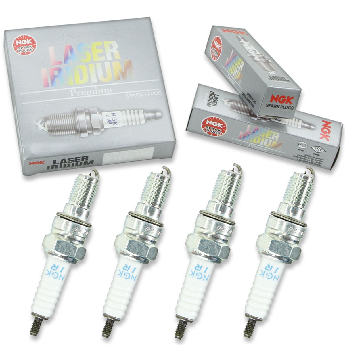 4pcs 2007 Honda CBR1000RR NGK Laser Iridium Spark Plugs 999cc 60ci