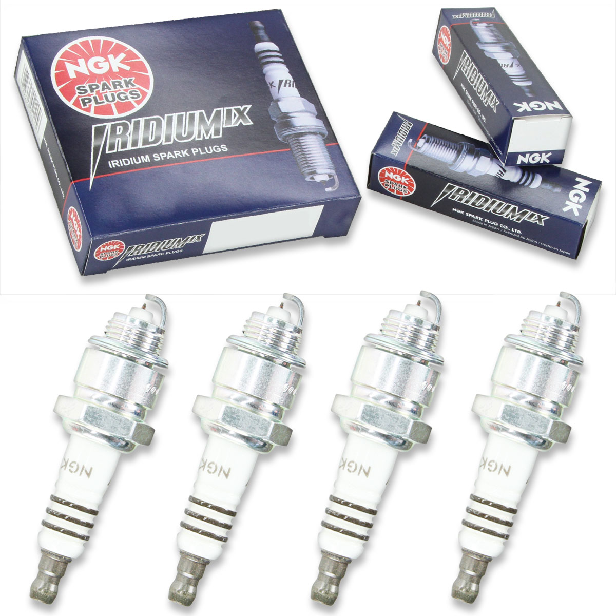 4pcs Sears 59310 NGK Iridium IX Spark Plugs 5 HP Kit Set