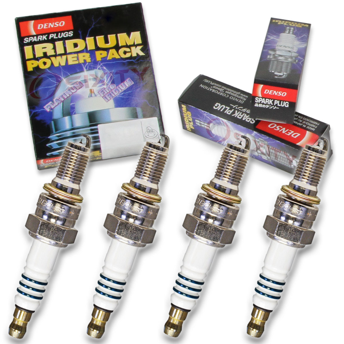4-Pack Denso Iridium Power Spark Plugs – For Honda CBR600RR (2003-2006), Tune-Up Kit