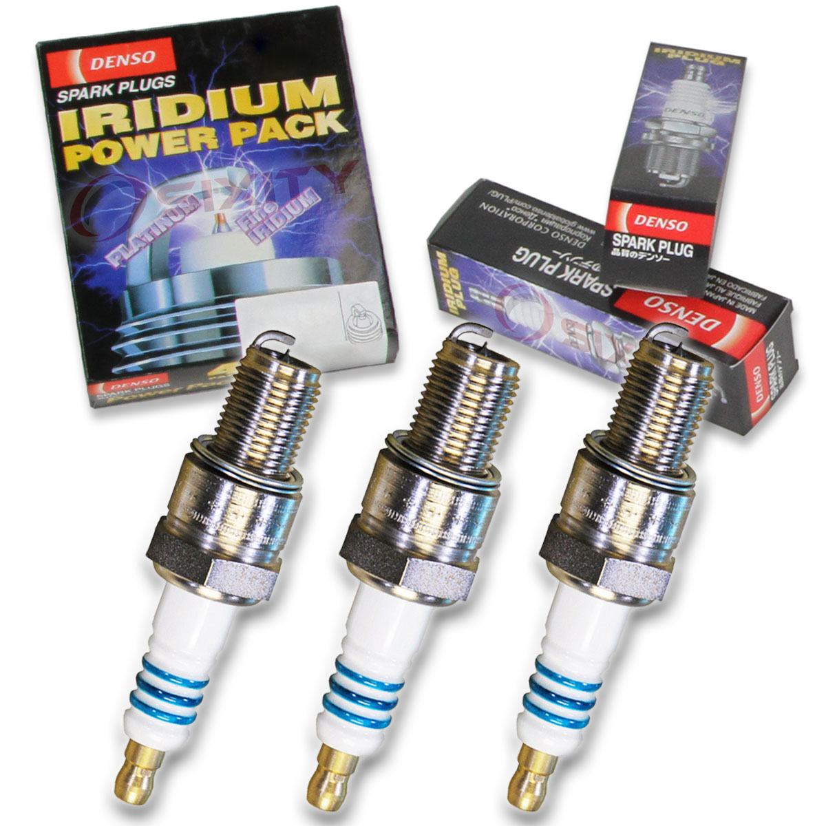 t  3 pc Denso Iridium Power Spark Plug for Kawasaki JH1100 1100ZXi