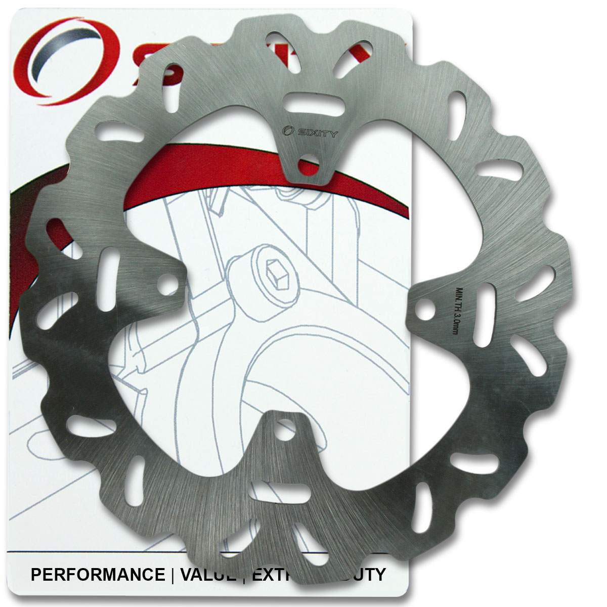 Sixity Rotor MD6338 Front Replacement Kit Full Complete na | eBay